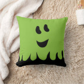 スウィートブー幽霊ピローグリーン クッション (ブランケット)