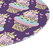 スウィートプライドユニコーンガラス切断板 カッティングボード (角)