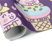 スウィートプライドユニコーンラッピング紙 ラッピングペーパー (ロールコーナー)