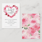 スウィートベイビーシャワーおむつラッフルエンクロージャー エンクロージャーカード (正面/裏面)