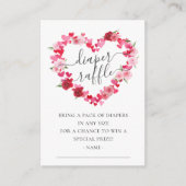 スウィートベイビーシャワーおむつラッフルエンクロージャー エンクロージャーカード (正面)