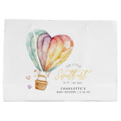 スウィートベイビーシャワーラージ抱き枕 ラージペーパーバッグ (裏面)