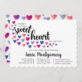 スウィートベイビーシャワー招待状 招待状 (正面/裏面)