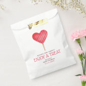 スウィートベイビー ハート キャンディ ベイビーシャワー フェイバーバッグ (封をした状態)