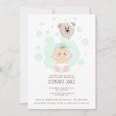 スウィートベイビー&ベアバルーン 招待状 (正面)