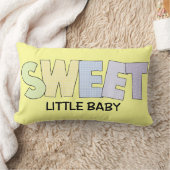スウィートベビーアクセントベッドルームまたは子供部屋枕 ランバークッション (ブランケット)