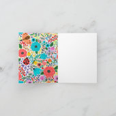 スウィートベビーアリゲーターギフトノート サンキューカード (内部)