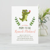 スウィートベビーアリゲーターベビーシャワー招待状 招待状 (スタンド正面)