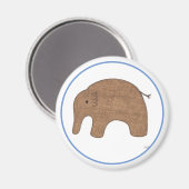スウィートベビーエレファントアートマグネット – エリンブリーアートマーニュ マグネット (正面/裏面)