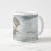 スウィートベビーシール ジャンボコーヒーマグカップ (正面右)