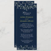 スウィートベビーズブレス結婚式 プログラム (正面/裏面)