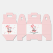 スウィートベビーゾウ赤ちゃんシャワー フェイバーボックス (見開き)