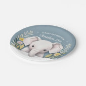 スウィートベビーゾウ ペーパープレート (アングル)