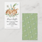 スウィートベビーディアおむつラッフルチケット エンクロージャーカード (正面/裏面)