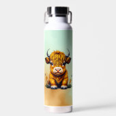 スウィートベビーハイランドコパーソナライズされたウ ウォーターボトル (正面)