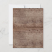 スウィートベビーバニーベビーシャワー 招待状 (裏面)