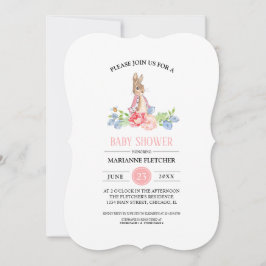スウィートベビーバニー |ウサギの赤ちゃんシャワー 招待状