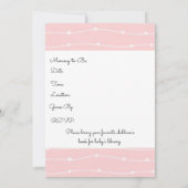 スウィートベビーヒッポベビーシャワー 招待状 (裏面)