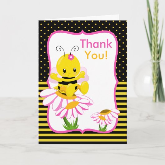 スウィートベビービーガールサンキューカード サンキューカード (正面)