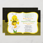 スウィートベビービーベビーシャワー招待状 招待状 (正面/裏面)