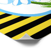 スウィートベビービーボーイベビーシャワーポスター ポスター (角)