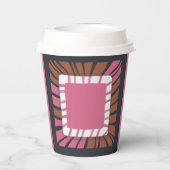 スウィートベビーピンクアンドブラウンヨークシャーテリア 紙コップ (裏面)