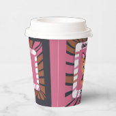 スウィートベビーピンクアンドブラウンヨークシャーテリア 紙コップ (右)