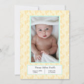 スウィートベビーフットプリントムーンスターズ発表 案内状 (正面)