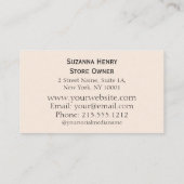 スウィートベビーブクラシックティックTOYS 名刺 (裏面)