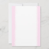 スウィートベビーベアーウッドランドバースデーパーティー招待 招待状 (裏面)