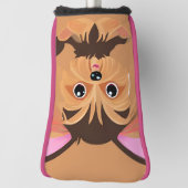 スウィートベビーヨークシャーテリア ゴルフヘッドカバー (回転90)