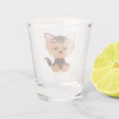 スウィートベビーヨークシャーテリア ショットグラス (裏面)