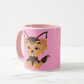 スウィートベビーヨークシャーテリア マグカップ (正面左)