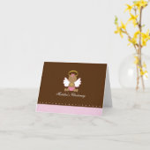 スウィートベビー《キリスト教》洗礼式や命名式 カード (黄色い花)