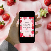 スウィートベリーファースト誕生日 招待状