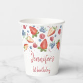 スウィートベリーファースト誕生日  紙コップ (裏面)