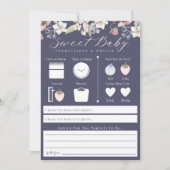 スウィートベリーベビー予測&アドバイスゲームカード 招待状 (正面)