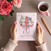 スウィートベリー&フローラブーケヴァレンティーンズデイカード シーズンカード