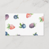 スウィートベリー – 何個のベリーのブライダルゲーム エンクロージャーカード (裏面)