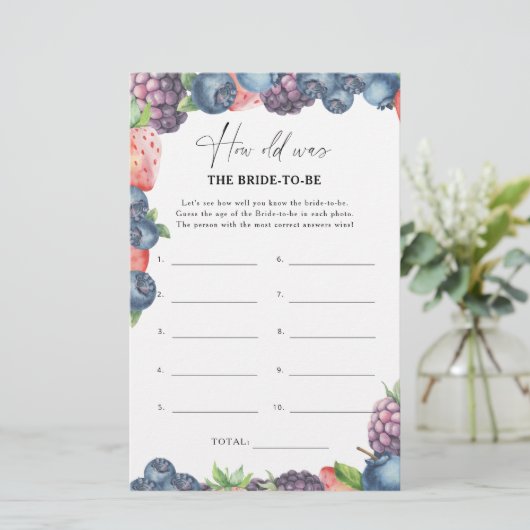 スウィートベリー – 新婦は何歳になる予定だった (スタンド正面)