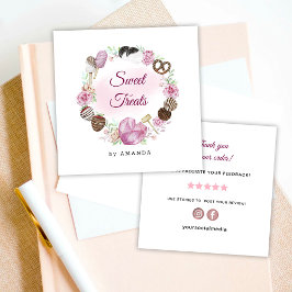 スウィートベーカリーサンキュー スクエア名刺