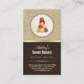 スウィートベーカリーブティックフランスのパリジャンマカロン 名刺 (裏面)