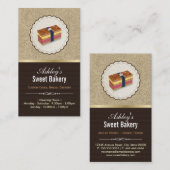 スウィートベーカリーブティックローフルディングケーキ 名刺 (正面/裏面)