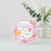 スウィートベーカリー&ドリンクピンクホリデーカード シーズンカード (スタンド正面)