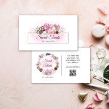 スウィートベーカリーQRコード名刺