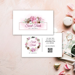 スウィートベーカリーQRコード名刺 名刺