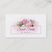 スウィートベーカリーQRコード名刺 名刺 (正面)