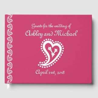 スウィートペイズリーハートインラズベリーゲストブック ゲストブック