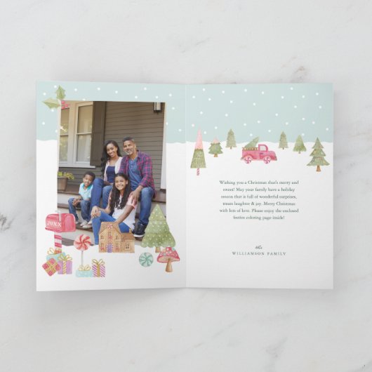 スウィートホリデーウィズジンガーブレッドキャンディタウン シーズンカード (内部)