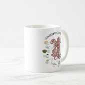 スウィートホリデージンガーブレッドホリデー コーヒーマグカップ (正面右)
